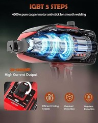 Saker Portable Electric Welding Machine,110V Portable Welder Handheld with IG