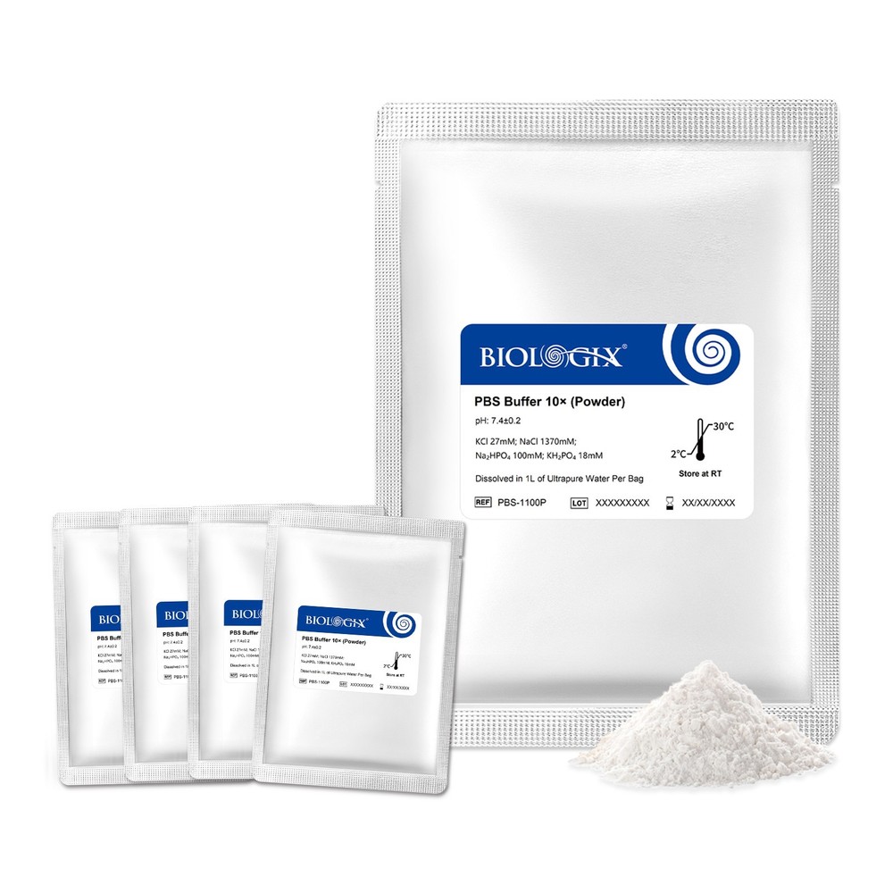 CryoKing Phosphate Buffered Saline 10X, PBS Premixed Powder, 7.4pH