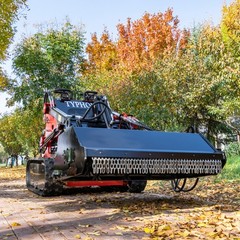 Heavy Duty Flail Mower Attachment for TYPHON STOMP Mini Skid Steer 1450mm