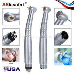 2/4Hole Dental LED E-generator Handpiece 5*Light Bulb High Optical Turbine Y1M