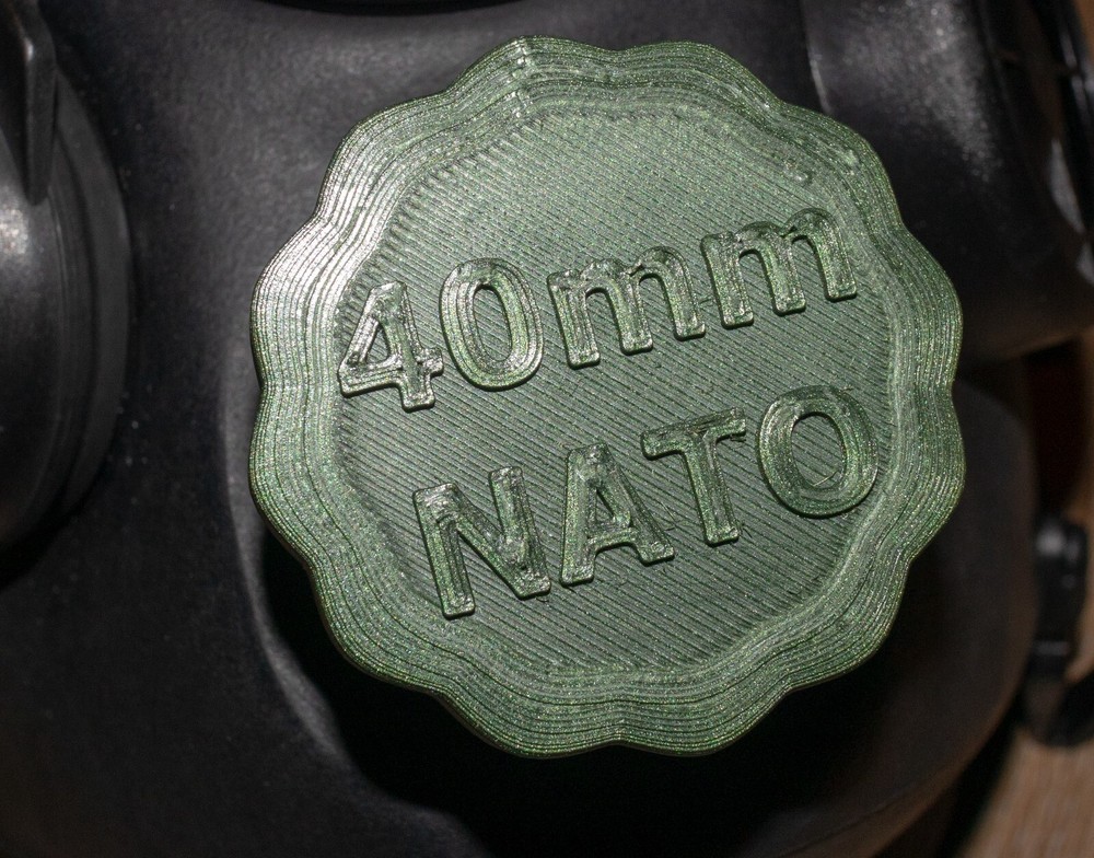 40mm NATO Gas Mask Respirator Filter Cap/Plug PETG
