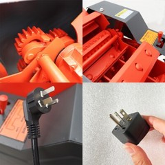 4-Blade Hay Cutter Pulverizer Feed Chaff Crop Straw Breaker 220V 400-800kg/h