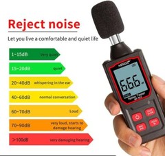 Portable digital sound meter professional precise decibel tester 30-130dB