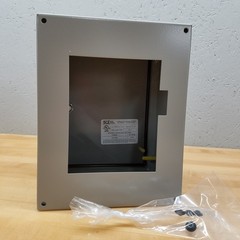 SCE D121326, SCE-10086ELJ Special Built Steel Hinged Enclosure, 10″x8″x6″ – NEW