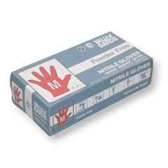 1 CASE VALU GARDS NITRILE MEDIUM DISPOSABLE GLOVES 10 boxes of 100 Gloves each