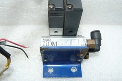 KOGANEI 110-4E1-PSL SOLENOID VALVE 24VDC 0.15-0.7MPa W/ 110-4E1 12VDC SOLENOID