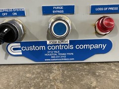 Custom Controls Company Industrial Control Panel Job # A2594