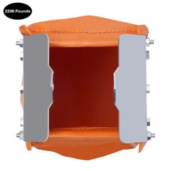 Electric Chain Hoist Single Phase Crane Hoist 2200 lbs Load 13 ft Lifting 1500W
