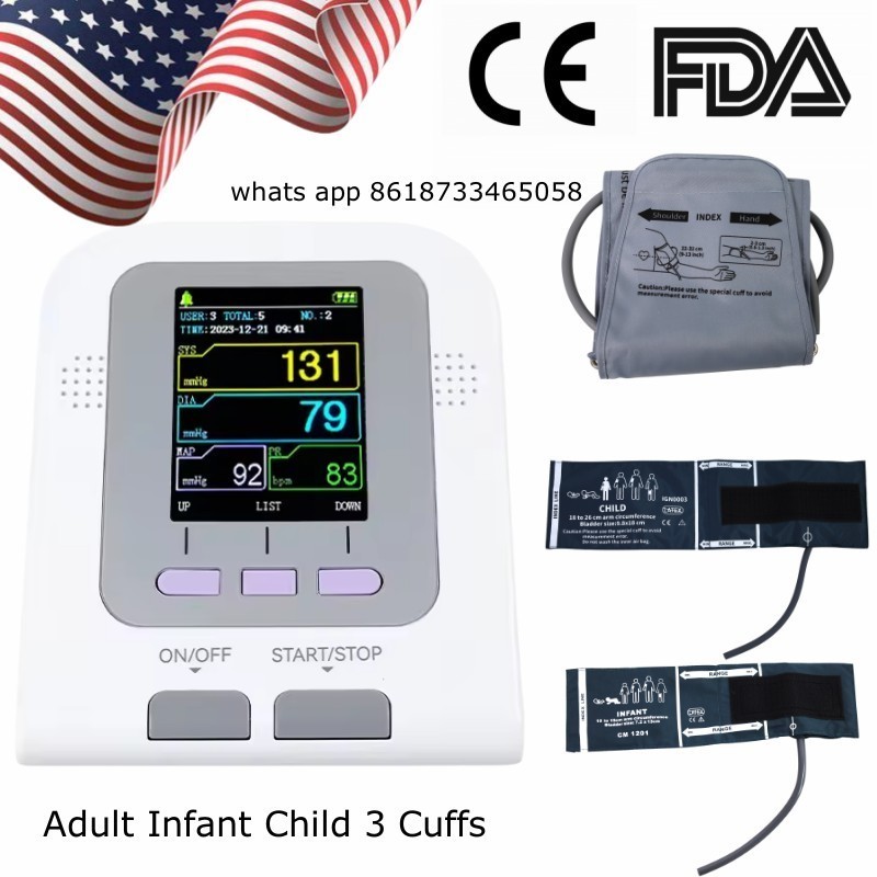 Contec 08A Digital Blood Pressure Monitor Adult Infant Electronic BP Machine
