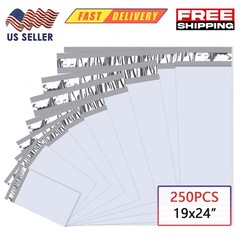 19×24″ Poly Mailers Shipping Envelopes Self Sealing Bags – White