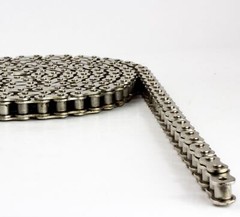 Jeremywell #40NP Nickel Plated Roller Chain 10 Feet with 2 Connecting Links