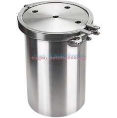 1x NEW Stainless steel Dispenser pressure tank Dispensing storage bucket 1L
