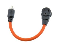 MPI Tools L14-30P to N6-50R Generator Welder Adapter 30 amp to 50 amp 3 wire 18″