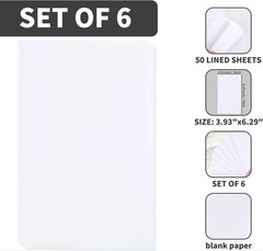 QiCheng Note Pads Memo Pads Small Notepad 50 Sheets 4X6 note pad Scratch Pads fo