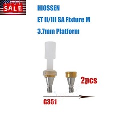 US Dental Hiossen ET I/II Mini Implant Abutment Set 1-6mm, PEEK Caps 1-5PCS Kit