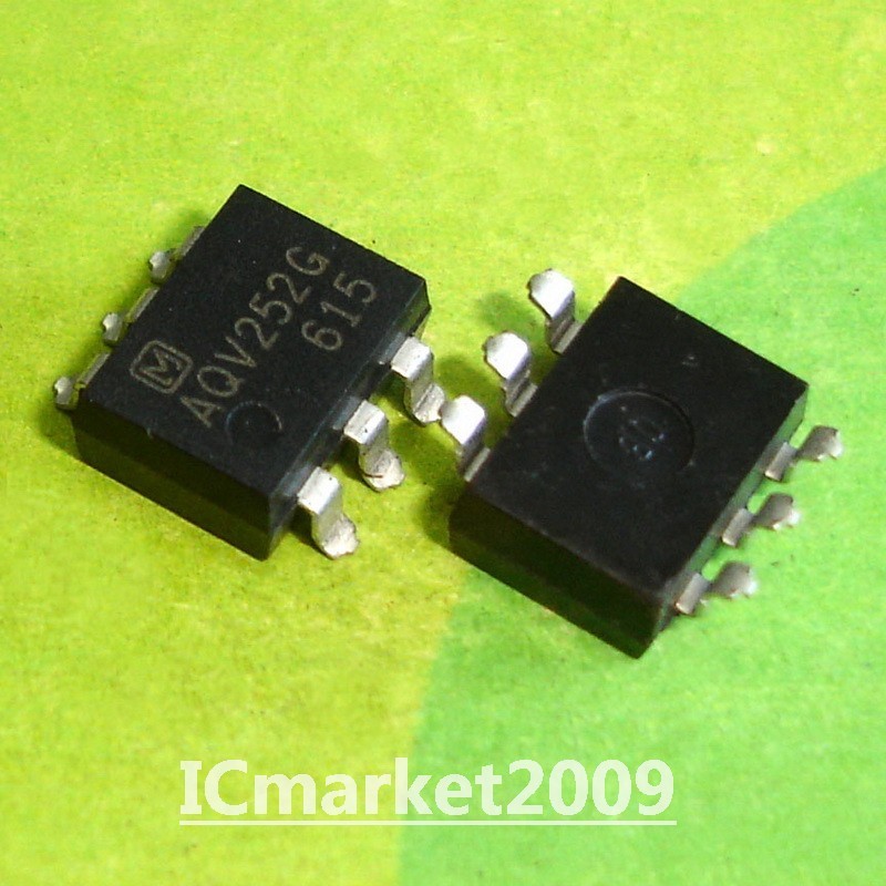 10 PCS AQV252G SMD-6 AQV252 Both low on-resistance Measuring instruments Chip IC