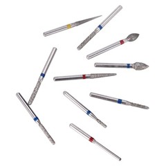5 Pack AZ Dental Diamond Burs FG-112 Crown Preparation Anterior teeth kit USA