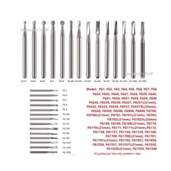 Dental FG Burs High Speed Handpiece Round Friction Grip Tungsten Carbide Steel