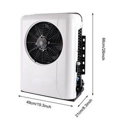 DC 12V Truck Air Conditioner 12000 BTU Split Car Cab RV AC Unit Fit Bus Caravan