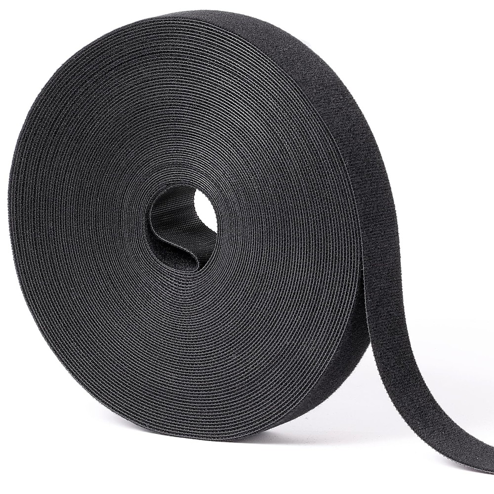 1 in x 60 ft Hook and Loop Roll | Double-Sided Strips, Self-Gripping Straps |…