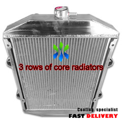 Aluminum Radiator For John Deere 1050 Compact Tractor OE# CH13963 & CH18416 3Row
