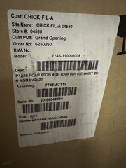 NCR 7745 POS Touch Terminal 4GB 60GB Win10 MSR Tested Powers On