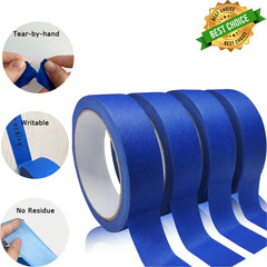 4 Rolls Premium Painters Tape Blue Masking Paint Multi-Purpose 88yd X 0.94″ DIY