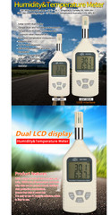GM1360 Digital Display High-definition Industrial Temperature and Humidity Meter