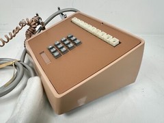NOS WESTERN ELECTRIC 2830 CM 60 BEIGE TELEPHONE OPEN BOX BELL SYSTEM