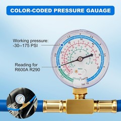 R290 and R600A Charging Manifold Hose Kit- BRAND NEW