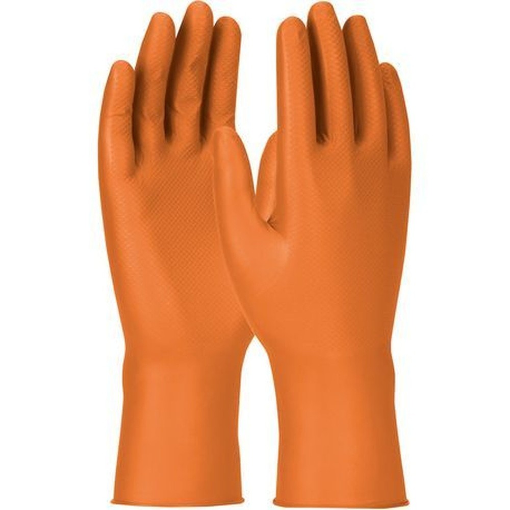 PIP 67-307/2XL Grippaz Engage 7 Mil Orange Nitrile Gloves 2XL 50/Box