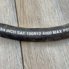Gates Megaspiral 4000 PSI Flame Resistant 65″ Hydraulic Hose 12C12M 3/4″
