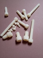 Nylon, Plastic Socket Head Allen Head Bolts 632-1/4″ Thread Packs of 10