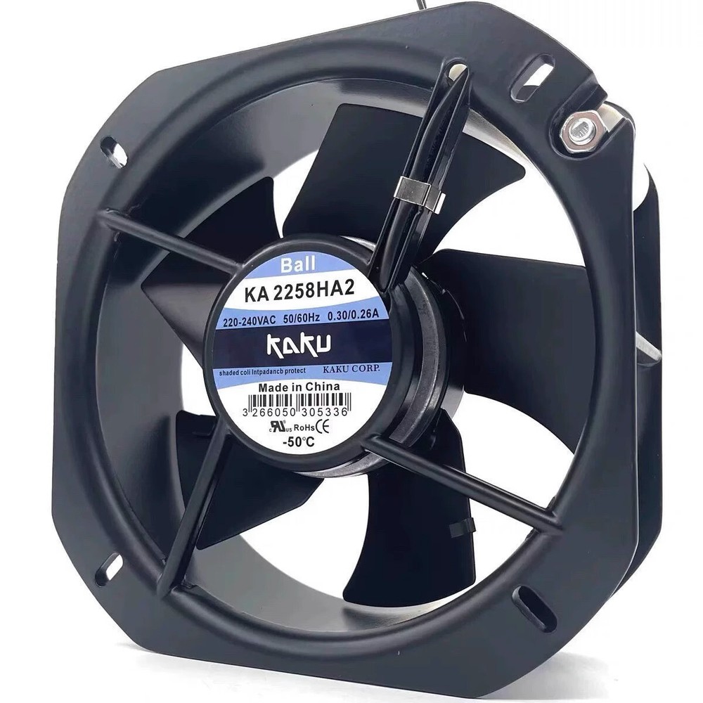 KA2258HA2 AC220V-240V 0.3/0.26A 22580 22.5CM Metal Axial Fan