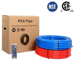 EFIELD 2 Rolls 3/4″ Pex Pipe/Tubing 2X300ft (600ft) Red and Blue)NSF