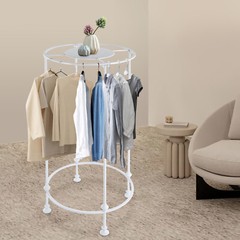 Round Garment Rack, Freestanding Hanging Rack, Clothes Store Display Rack