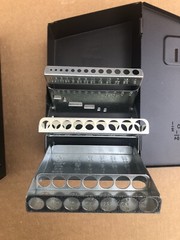 Lot of 2 – Huot Drill Bit Storage / Index Box for 29 Bits 1/16″ to 1/2″ By 1/64″