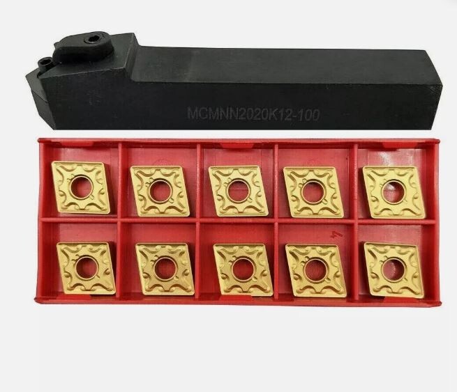 MCMNN2020K12-100 20×125mm lathe turning tool holder + CNMG432-MA BP010 inserts