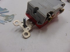(Lot of 6 switches) Legrand Single Pole Locking switch With 4 Keys 20 Amp Gray