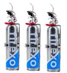 FIREXO Small Stainless Steel All Fires Fire Extinguisher Dry Powder Race Car Lot