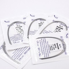 20 Packs Dental Natural/Square/Ovoid Heat Thermal Activated Niti Round Arch Wire