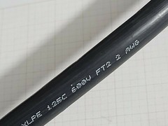 Champlain Cable Exar SFX #2awg Tinned Copper Lead Wire UL-3289 XLPE Black/10ft