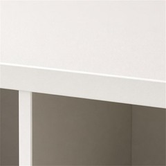 Pemberly Row 9-Cube Media Storage Organizer in Engineered Wood White