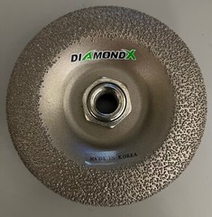 Diamond Vantage DXA2920P45H Grinding Wheel,4-1/2In,24,Depressed Ctr