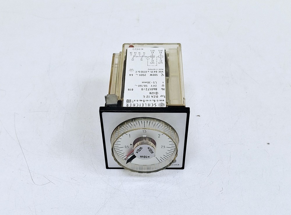 Schleicher DZA 12-L / 868172/8 Time Relay 1.5-30min