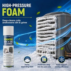 featrity Foaming AC Coil Cleaner: 19 Fl Oz (Pack of 1), White