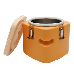 2.5 Gal Insulated Soup Container Commercial Food Warmer Food Warmer & Cover