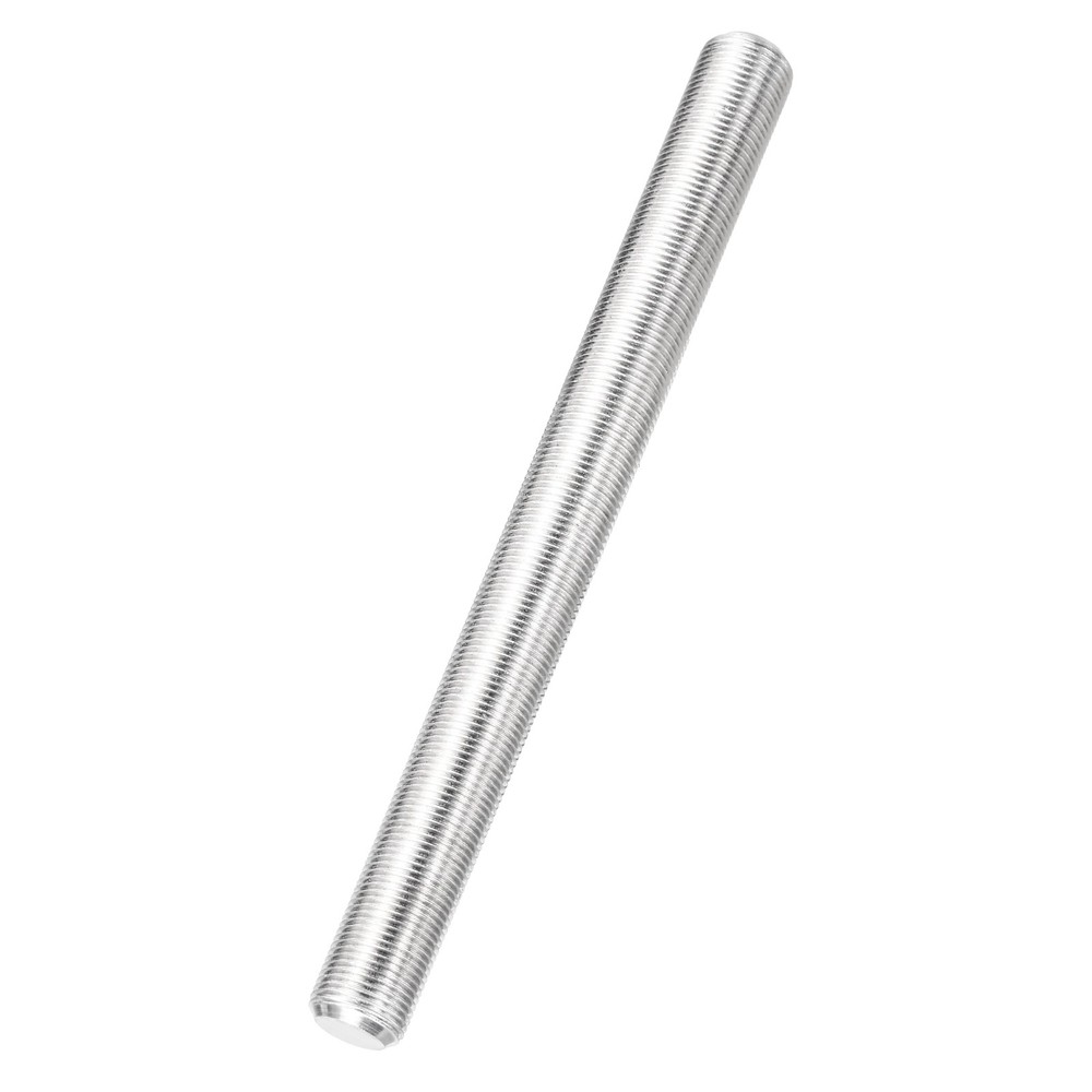 M12x1.25mm 100mm 304 Stainless Steel Fully Threaded Rod