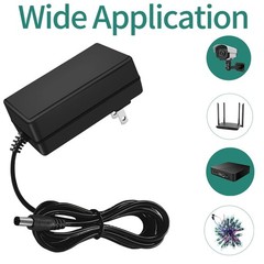 12V 5A Power Supply Adapter 100-240V 50-60Hz AC to DC ﻿ Converter 12 Volt 5 Amp