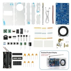 87.5-108MHz Digital FM Radio DIY Electronic Kit Soldering Practice Learning Kits